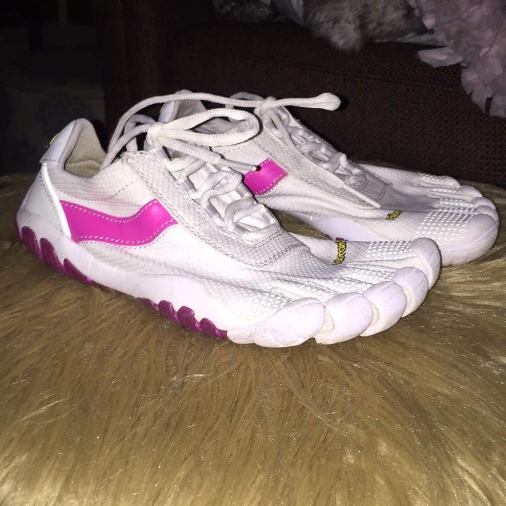 Vibram five finger athletic shoes